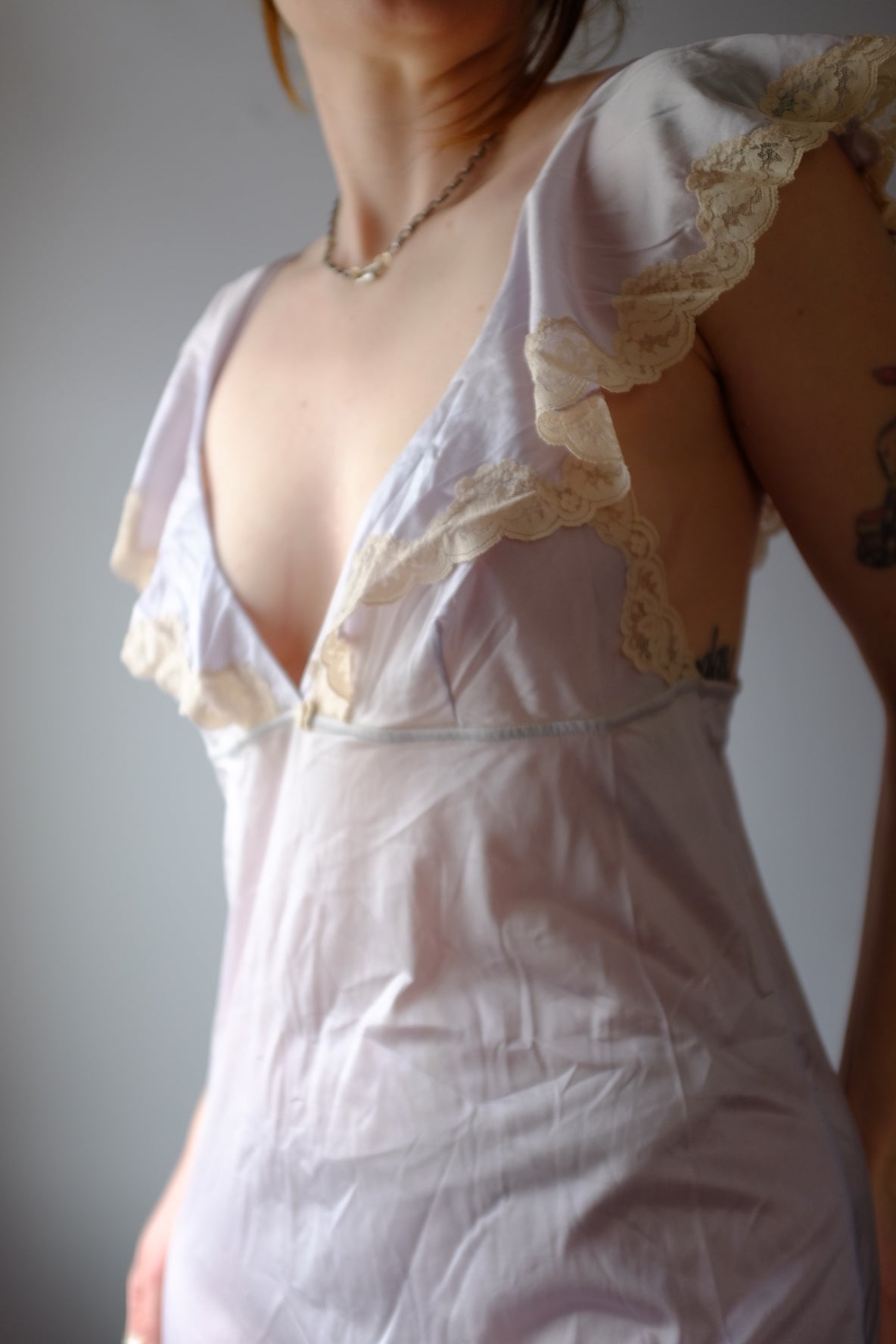 1970’s Pale Purple Slip Dress M