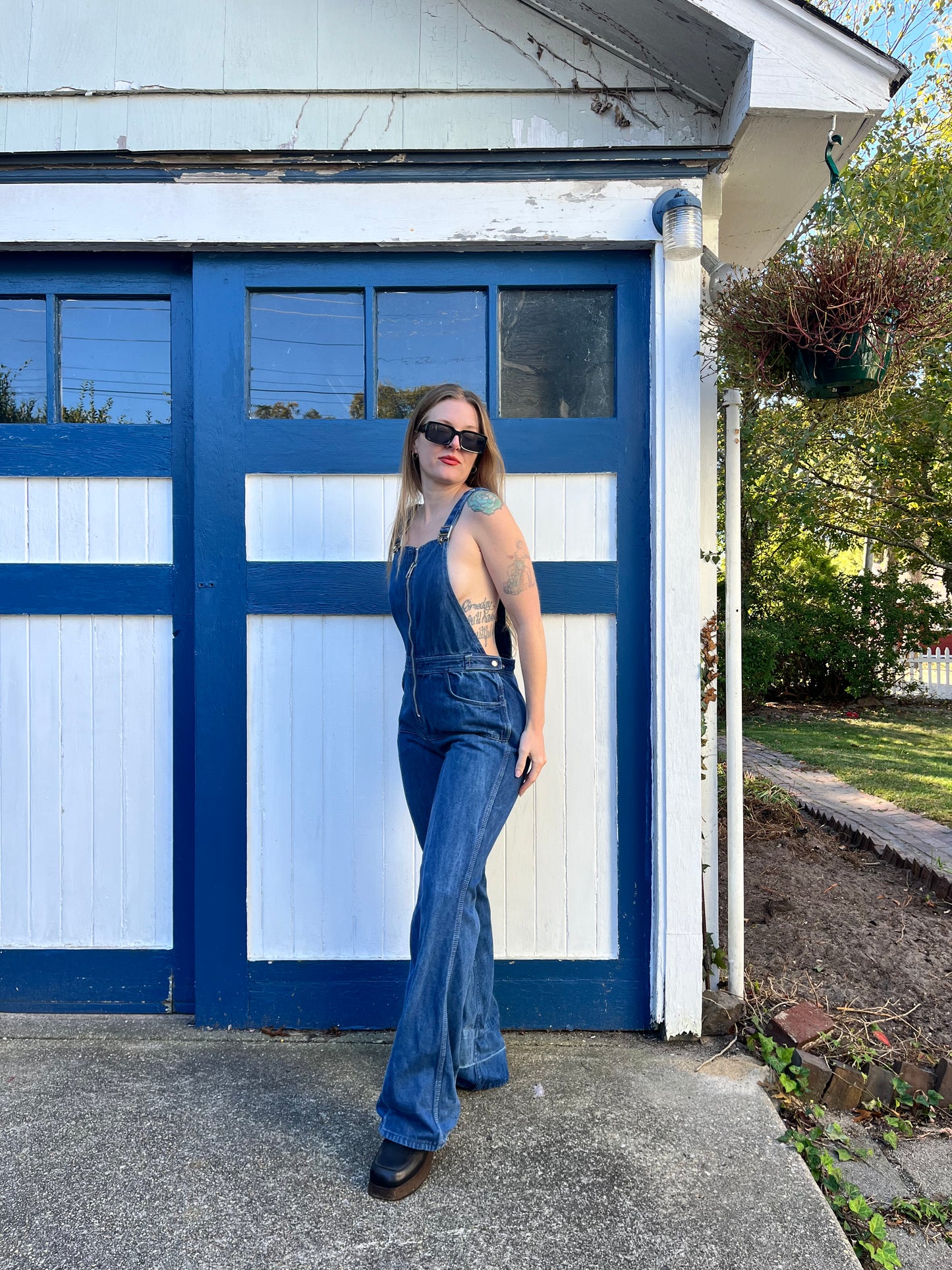 Vintage 1970s Denim Jumpsuit