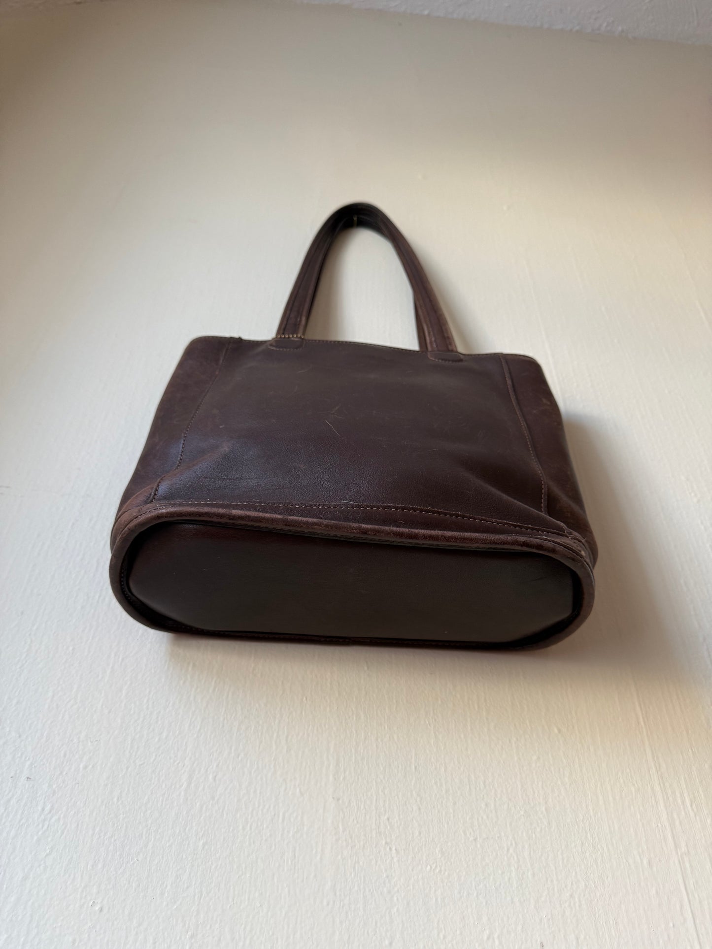 Vintage Coach Brown Bleeker Tote Bag 9305