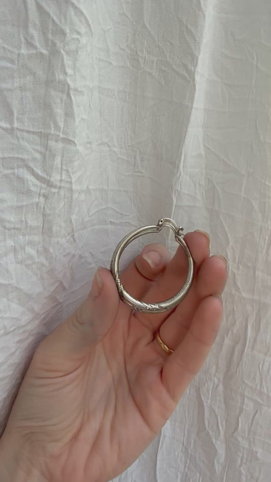Everyday Silver 925 Hoops